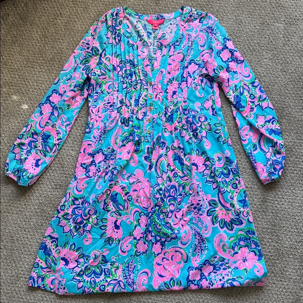 Lilly Pulitzer Pink and Blue Dress